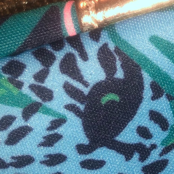 Lilly Pulitzer Low Tide Navy Catty Purrsonality GWP Weekender Bag - Picture 6 of 16